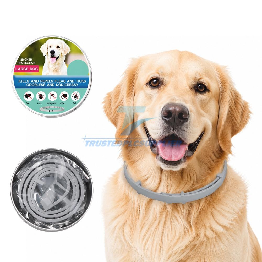 Dog collar Flea and Tick 8 Months Protections Adjustable Pet Collar for Dogs