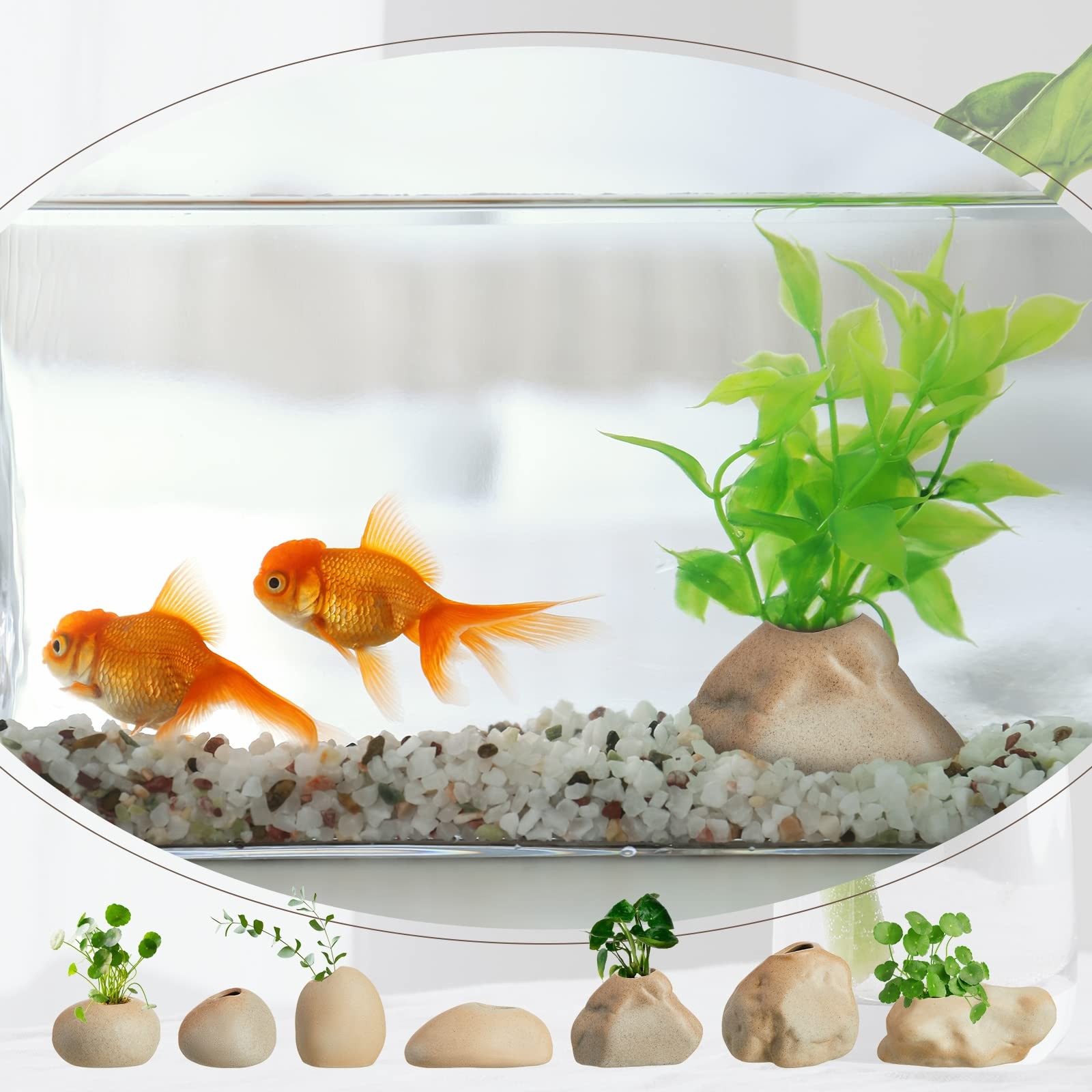 Norme 8 Pcs Aquarium Plant Holder Fish Tank Plants As Pictures Show