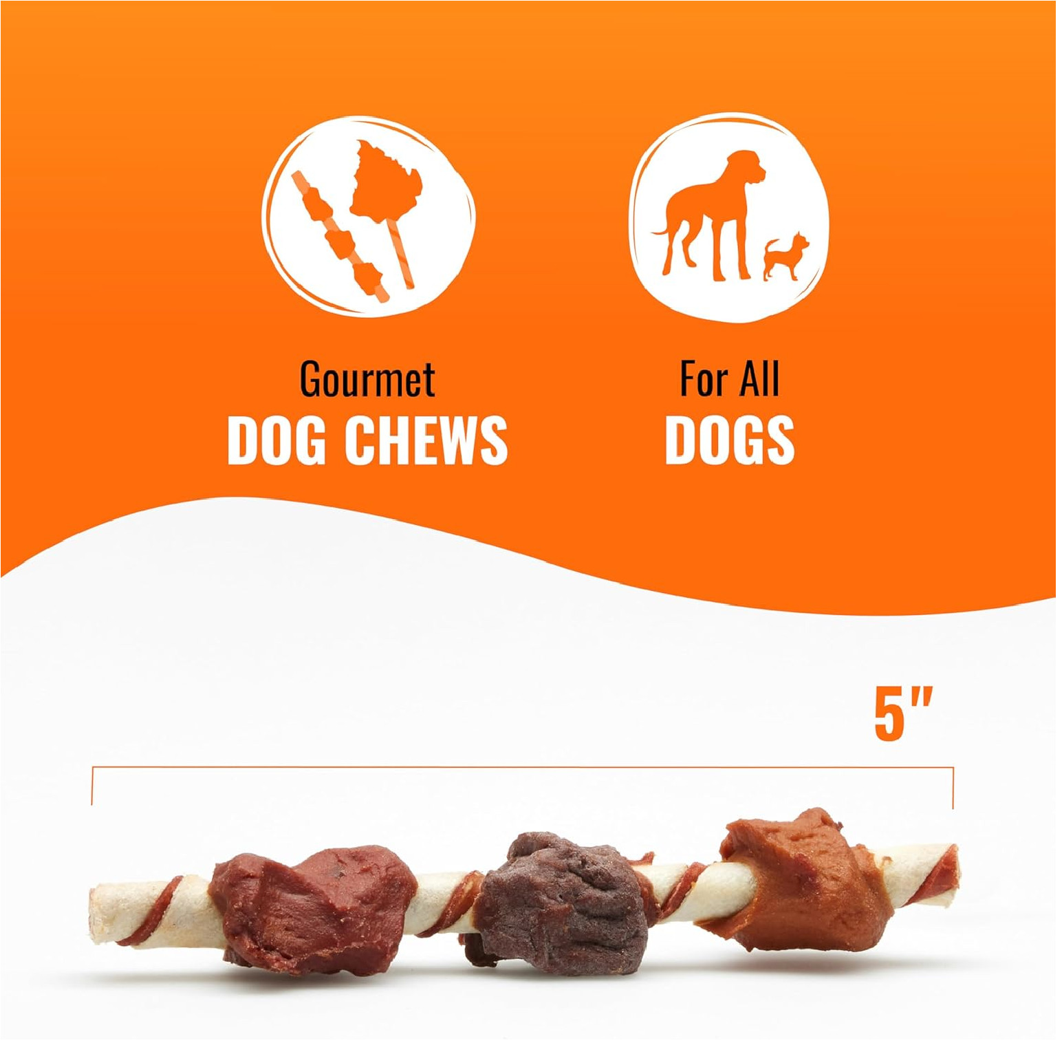 Good ‘n’ Fun Triple Flavor Kabobs Chews for All Dogs, 24 Ounces, Treat Your Dog