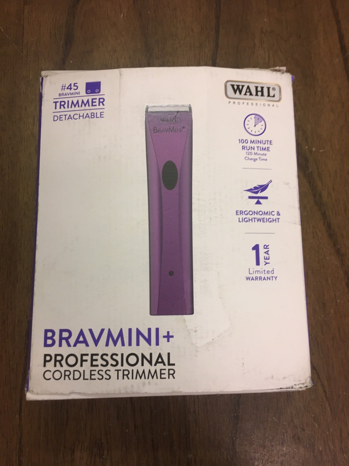 NEW Wahl BravMini+ Cordless Pet Trimmer for Dogs Cats Lightweight & Quiet