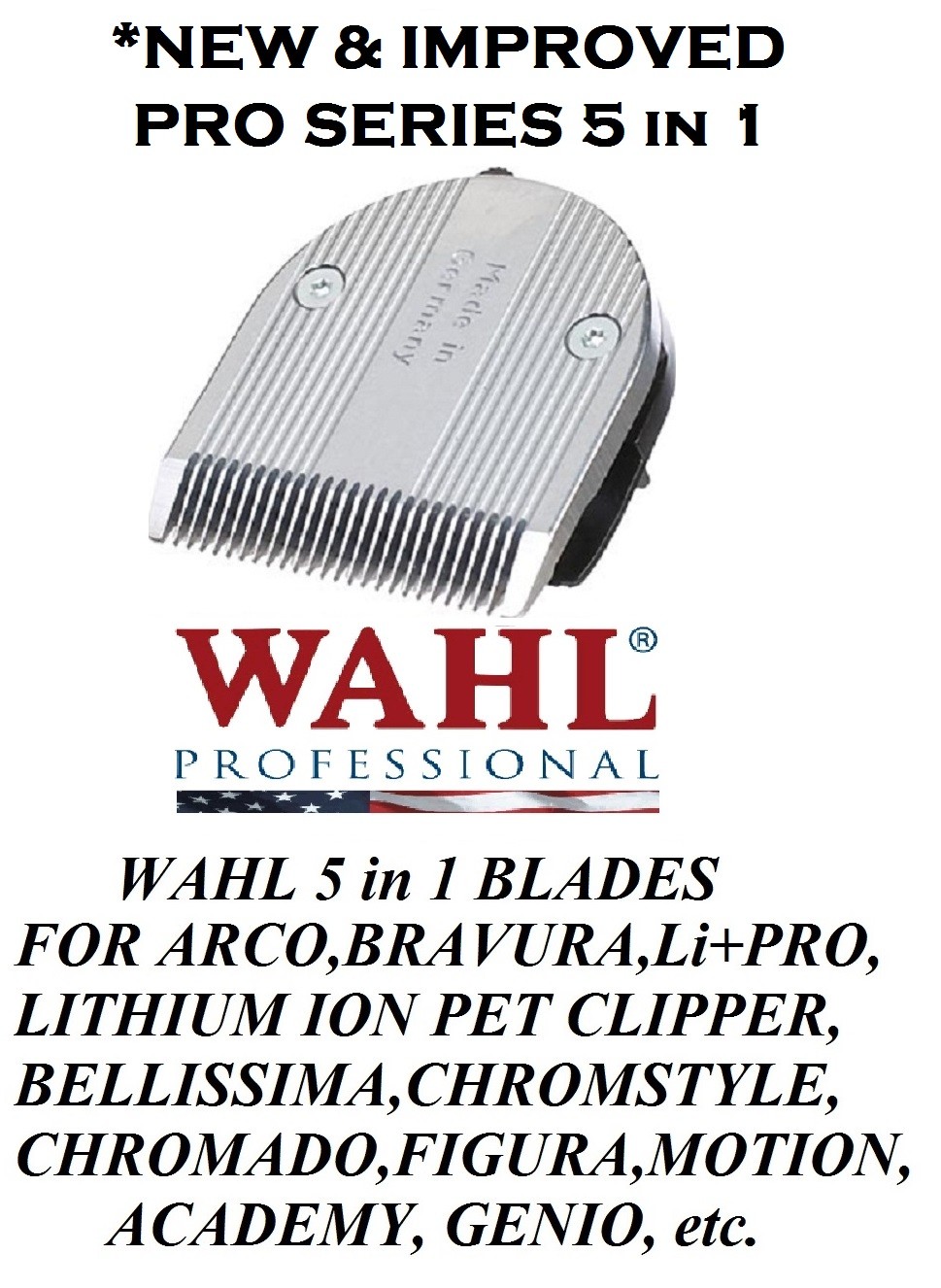 NEW&IMPROVED Wahl FINE PRO SERIES 5 in 1 Blade for FIGURA,Bravura Lithium,ARCO
