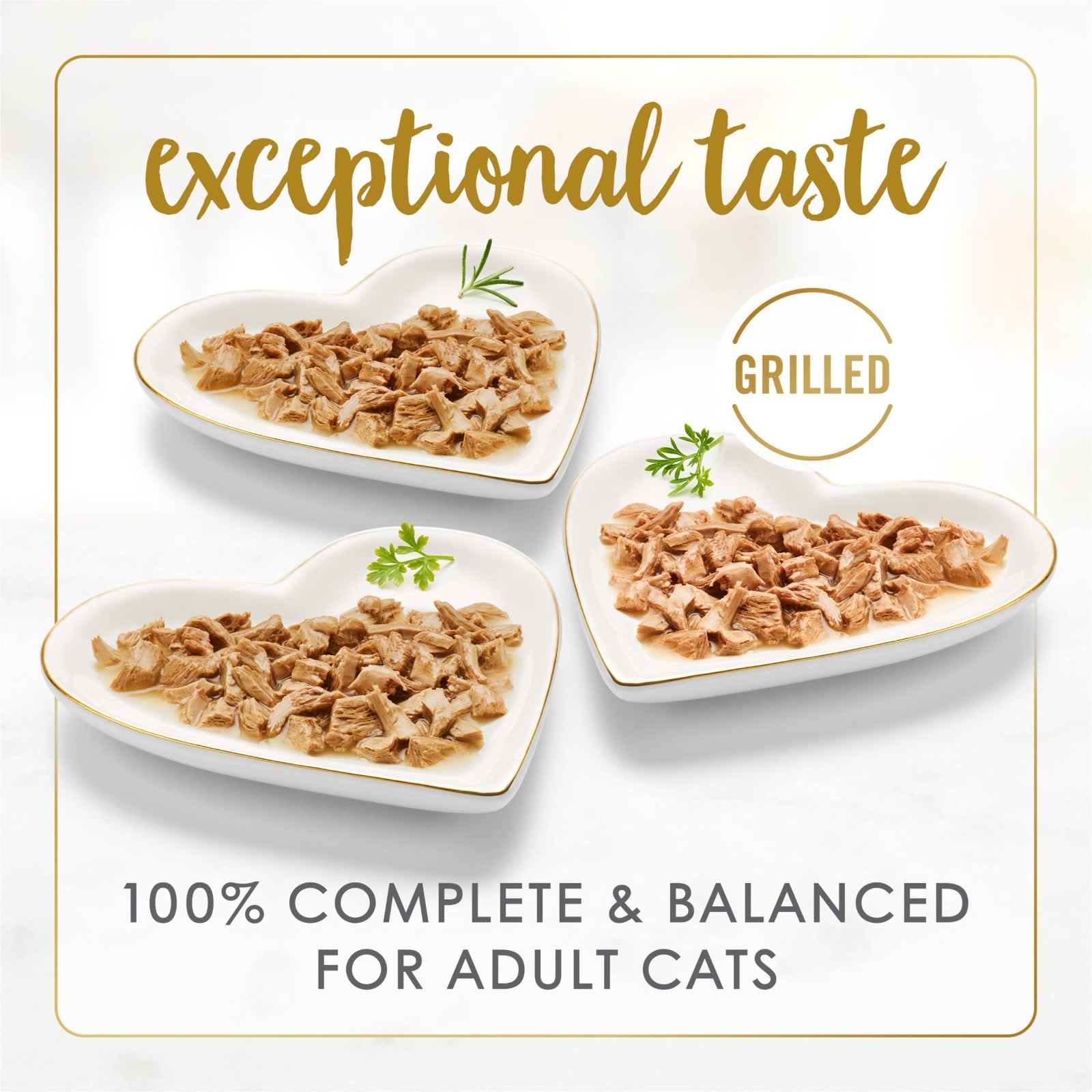 2 PACK Purina Fancy Feast Grilled Wet Cat Food Poultry and Beef Collection, 30ct