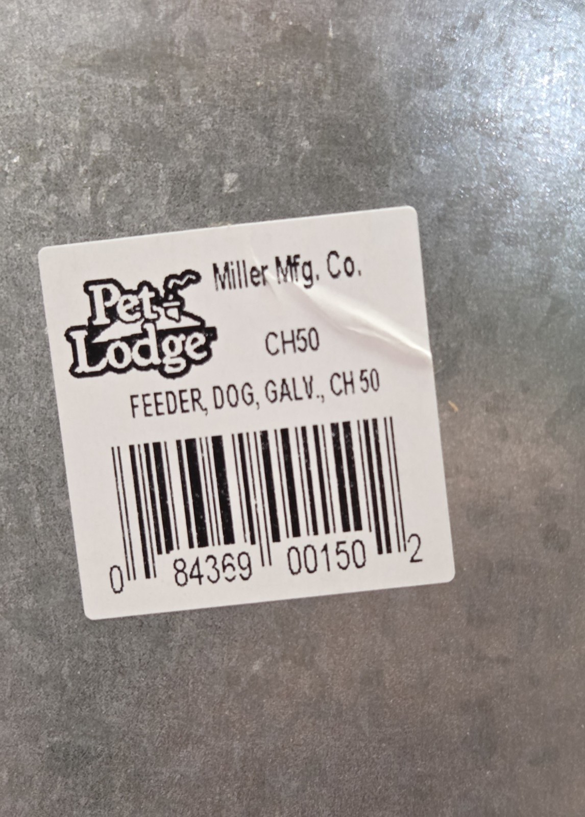Pet Lodge Chow Hound Steel Dry Dog Feeder – Holds 50 Pounds