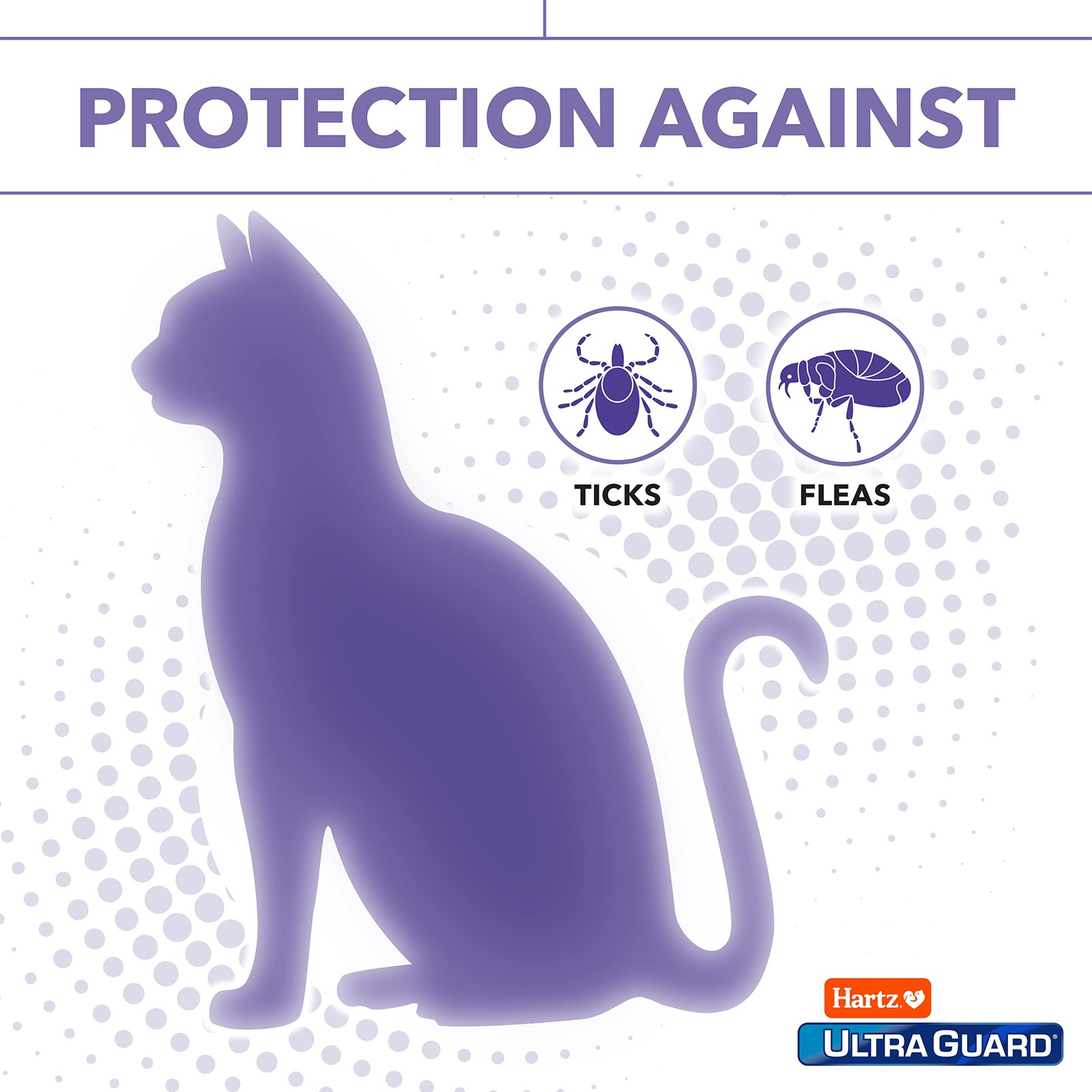 Hartz UltraGuard Flea & Tick Collar for Cats and Kittens, White