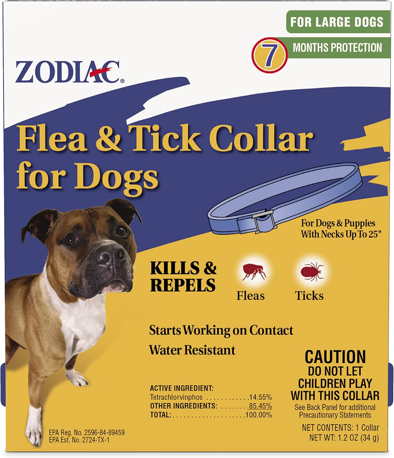 Collar Para Pulgas De Perros Antipulgas Y Garrapatas Proteccion Por 7-Month“‘
