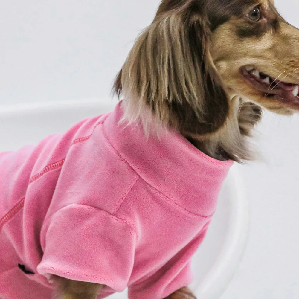 Fitwarm 3 Pack Luxury Fleece Dog Turtleneck Sweaters Pink / Purple XS–L NEW