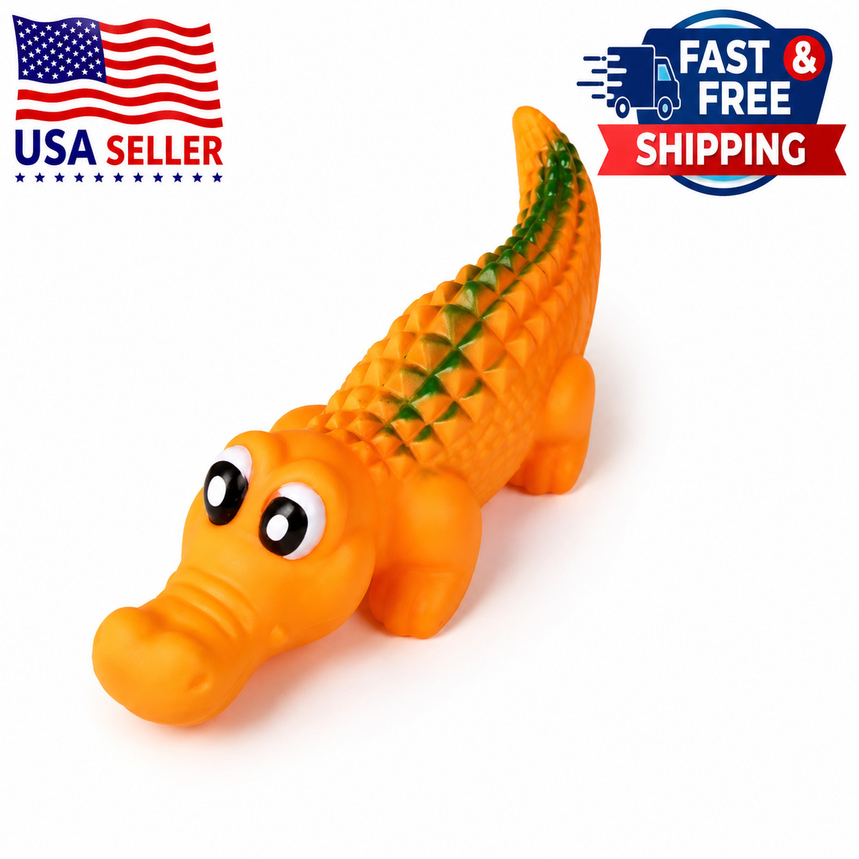 Durable Latex Chew Toy for Aggressive Bite Shark Dog Squeaky Ball Loud