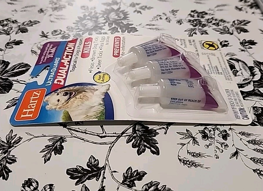 Hartz Ultra Guard Dual Action For Dogs 31 To 60lbs Fleas & Tick NEW