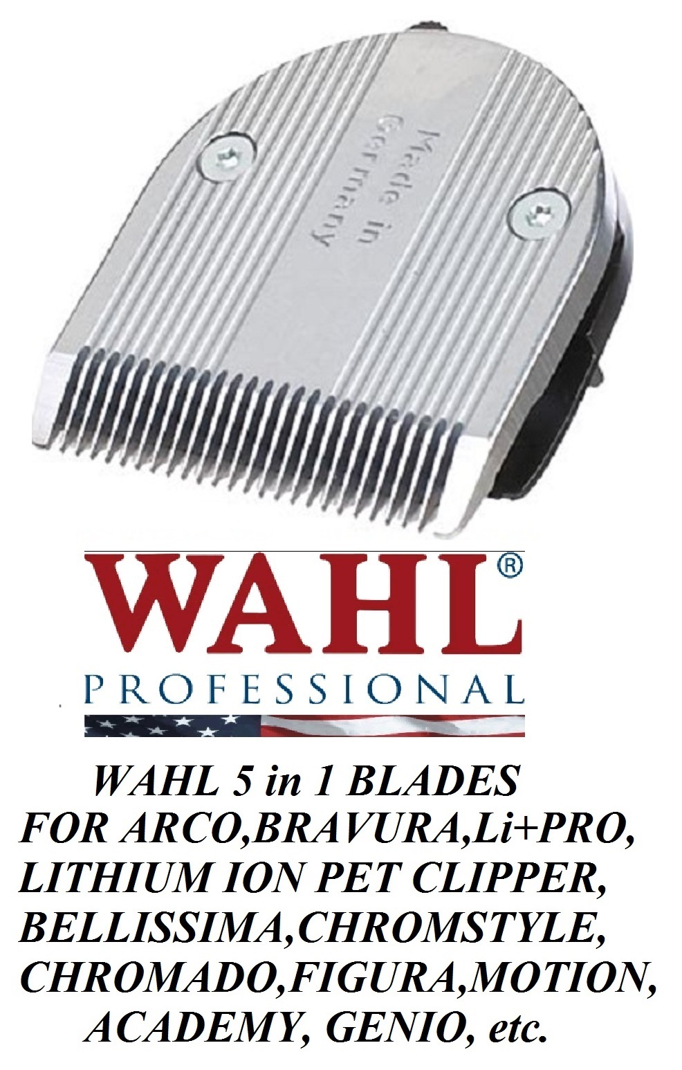 Wahl FINE 5in1 Blade for FIGURA,Bravura,ARCO,CHROMADO,Li+ PRO,Motion,Pet Clipper