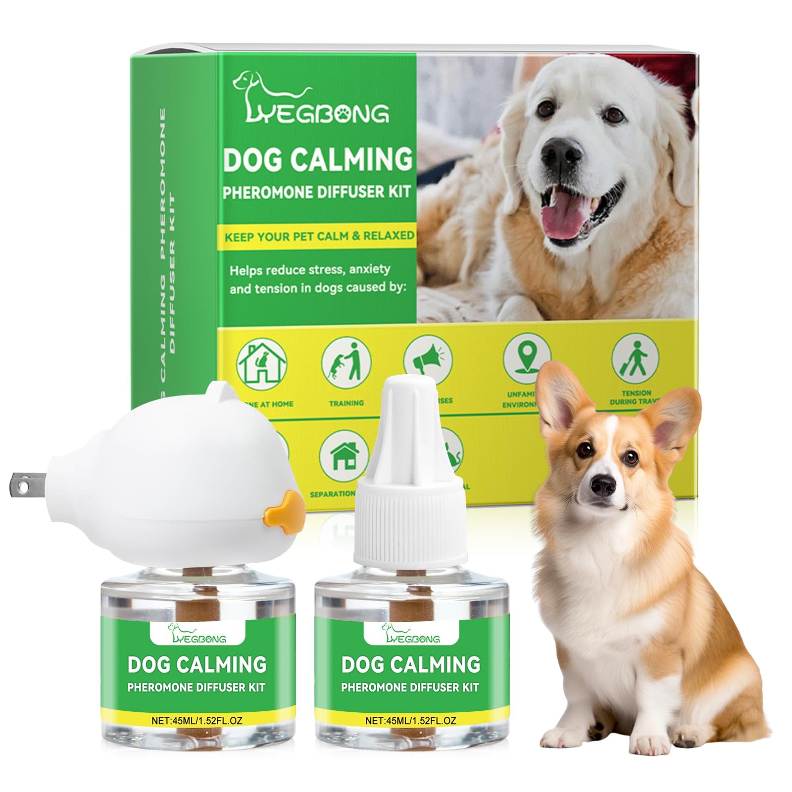 RAGOD Dog Calming Diffuser 1 Plug+45ml