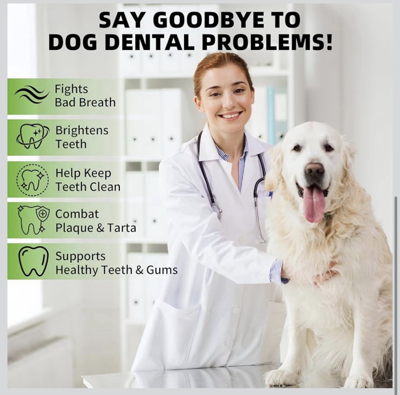 Dental Powder for Dog and Cat Cleaning Powder With Natural Herbal 1 Pack For 2