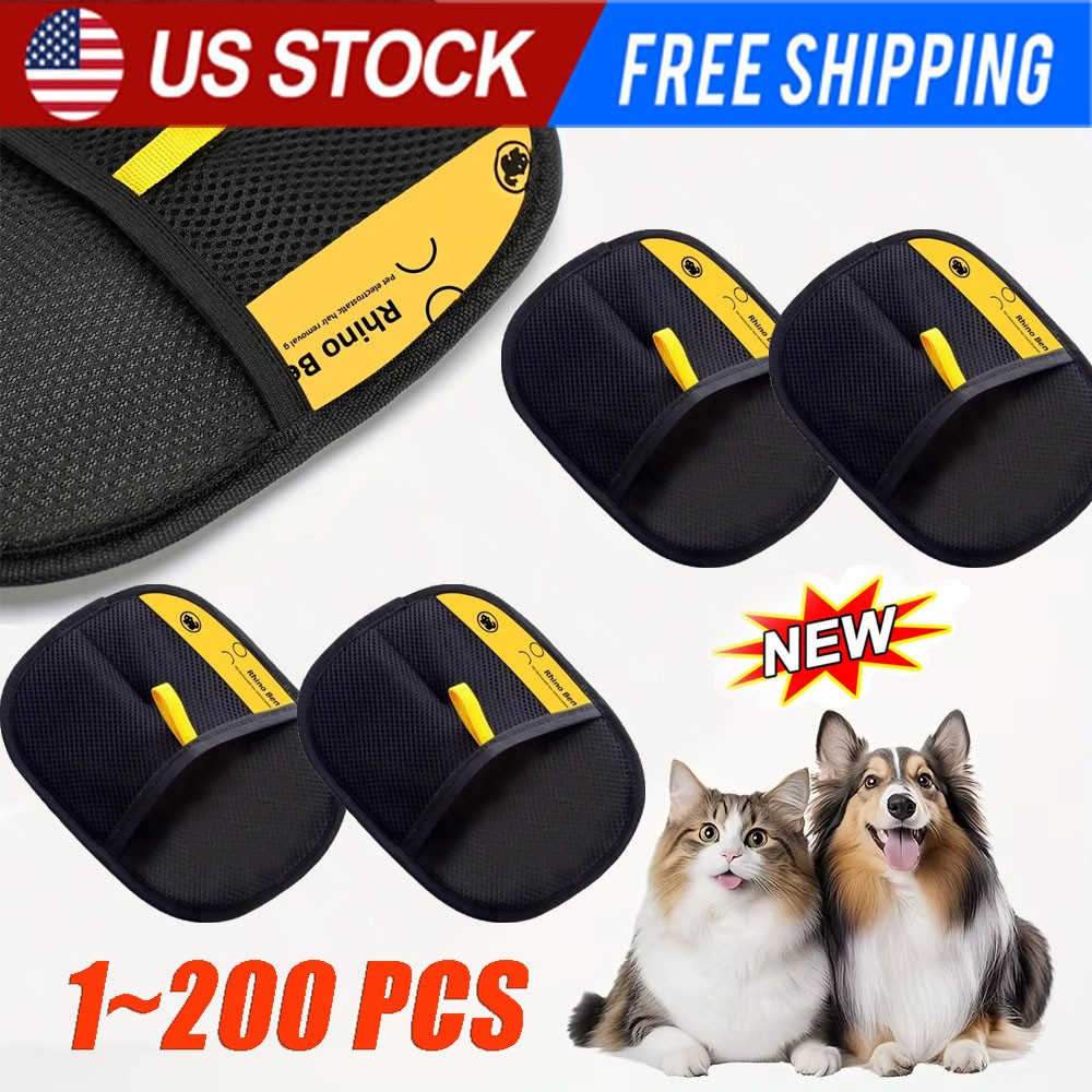 2026 New Pet Glove Cat Grooming Gloves Cat Hair Remover Pet Dog Hair Remover LOT