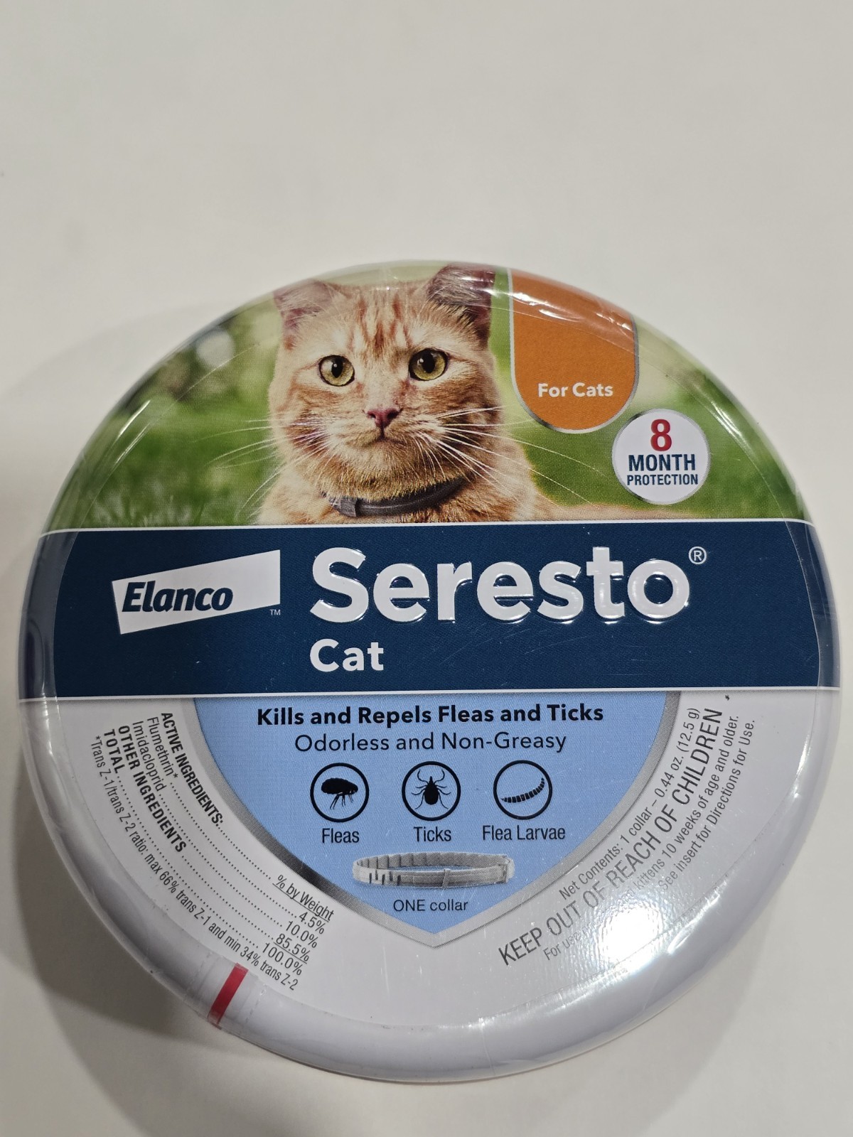 Seresto Cat Flea & Tick Collar for Cats – NEW SEALED