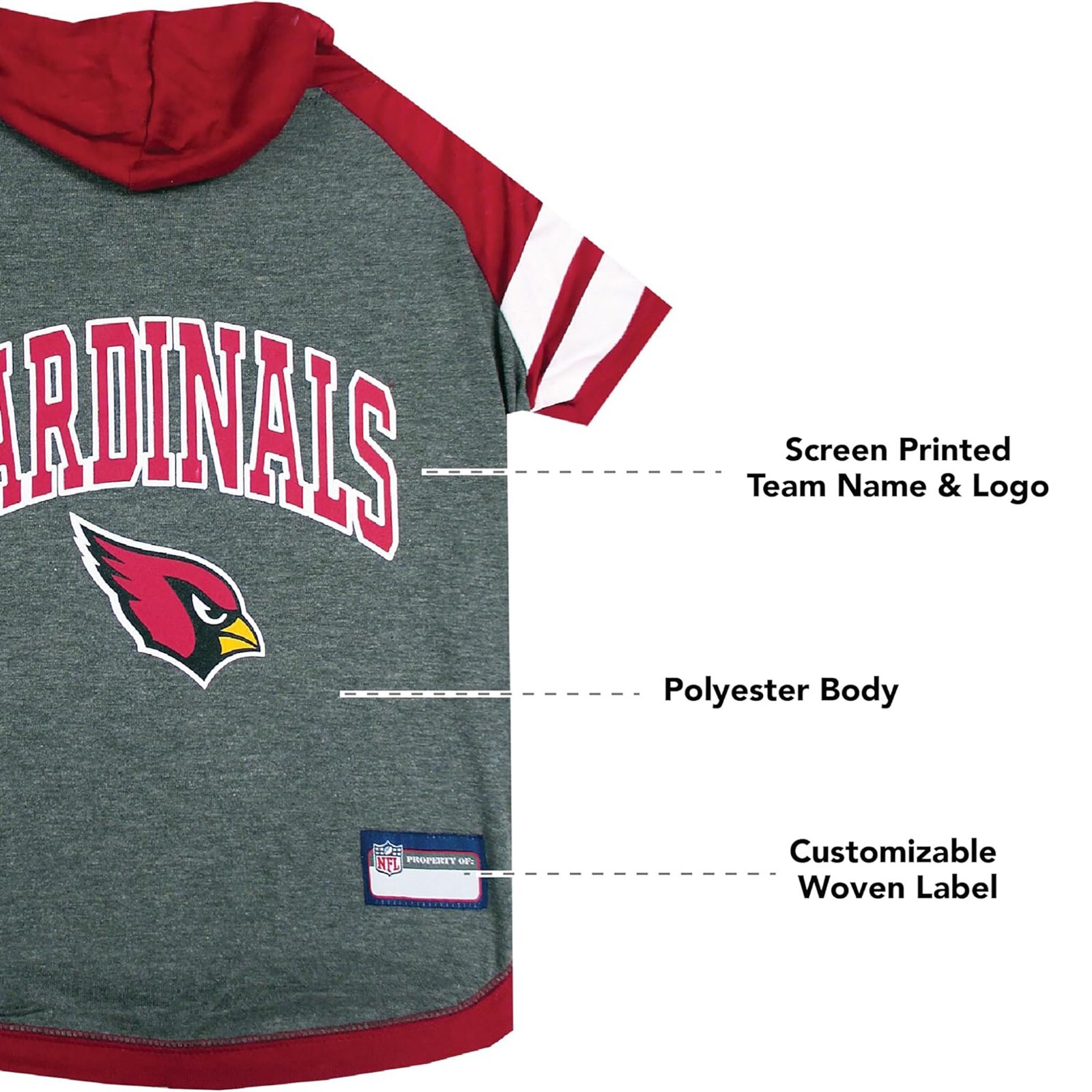 Pets First NFL Hoodie Tee Shirt for Dogs & Cats 32 Teams 4 sizes available