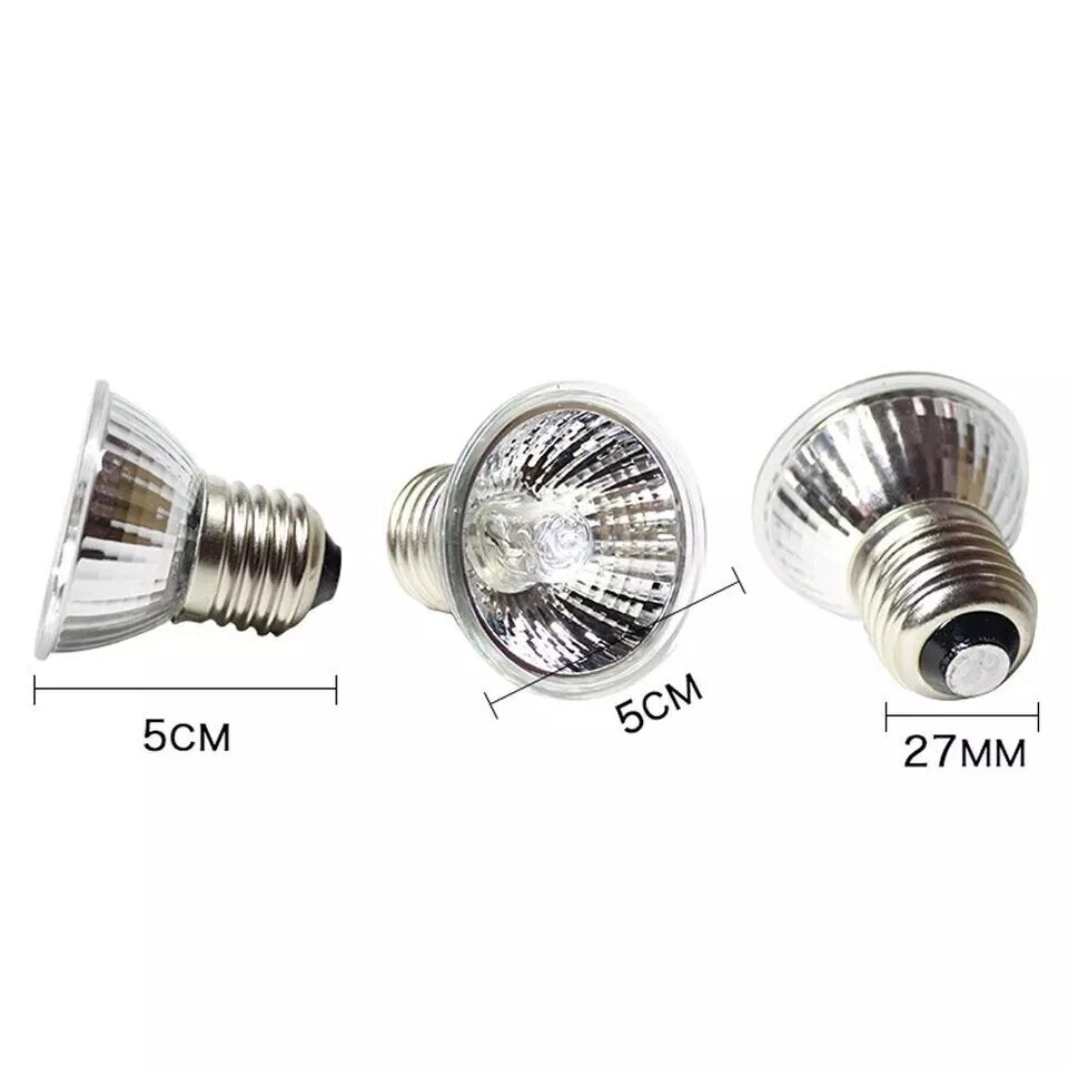 Lot 25/50/75W Reptile Lamp UVA+UVB 3.0 Pet Heat Lamp Turtle Basking Light Bulb