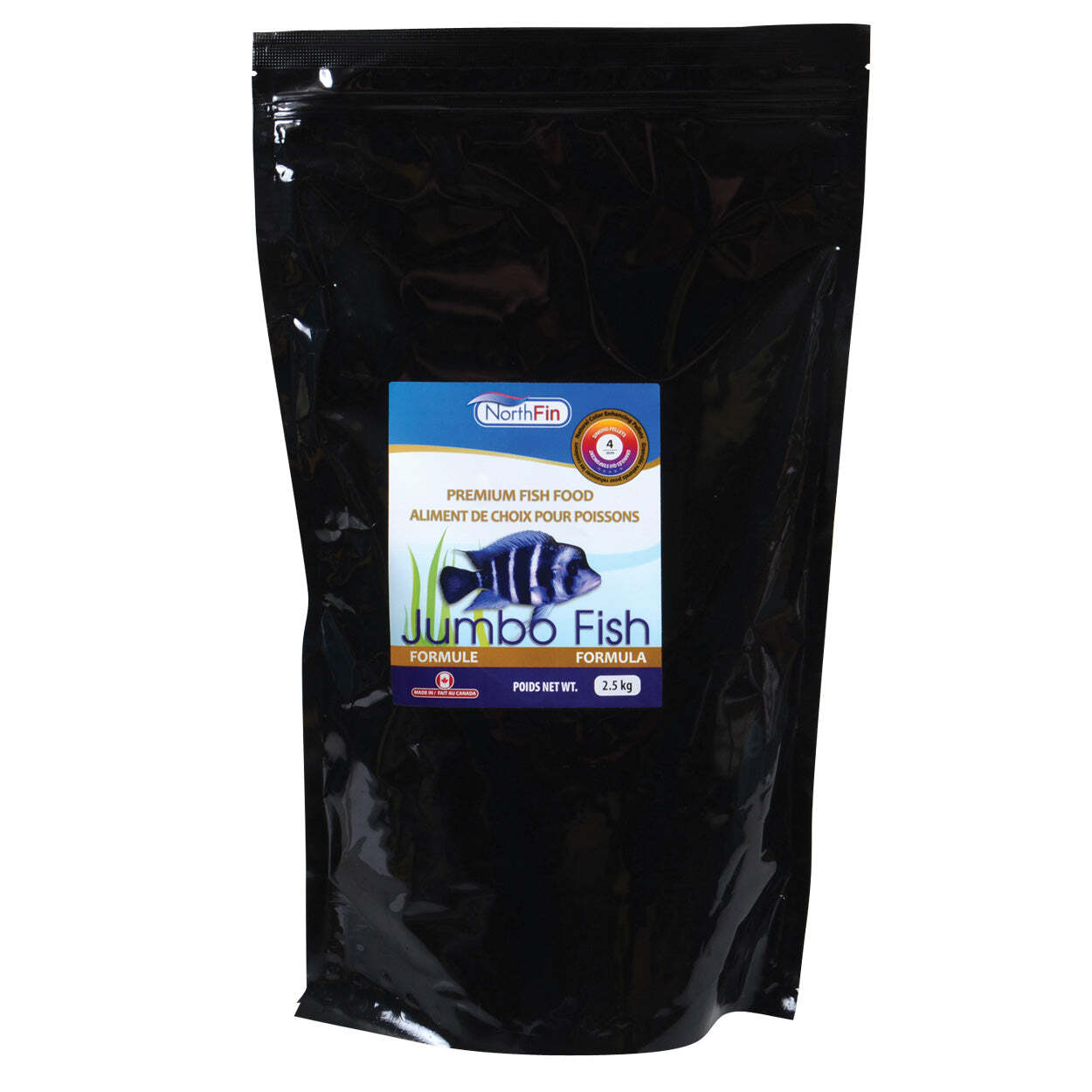 Northfin Jumbo Fish Formula 4 mm Select Size:: 2.5 kg