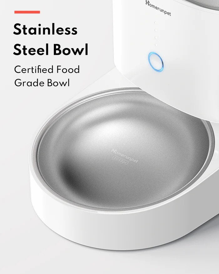 Smart Automatic Cat Feeder – WiFi & Bluetooth, Custom Timed Feeding, 30-Day Fres