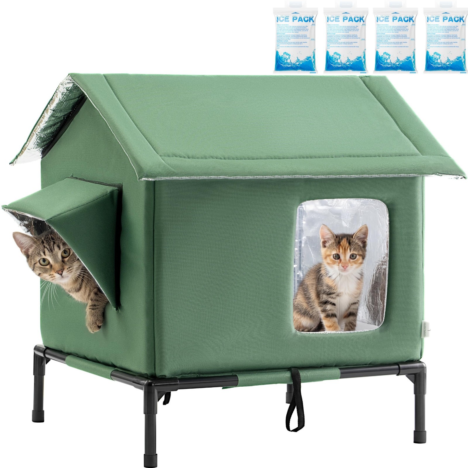 Outdoor Cat House Weatherproof – All-Season Insulated Cat Shelter for Stray