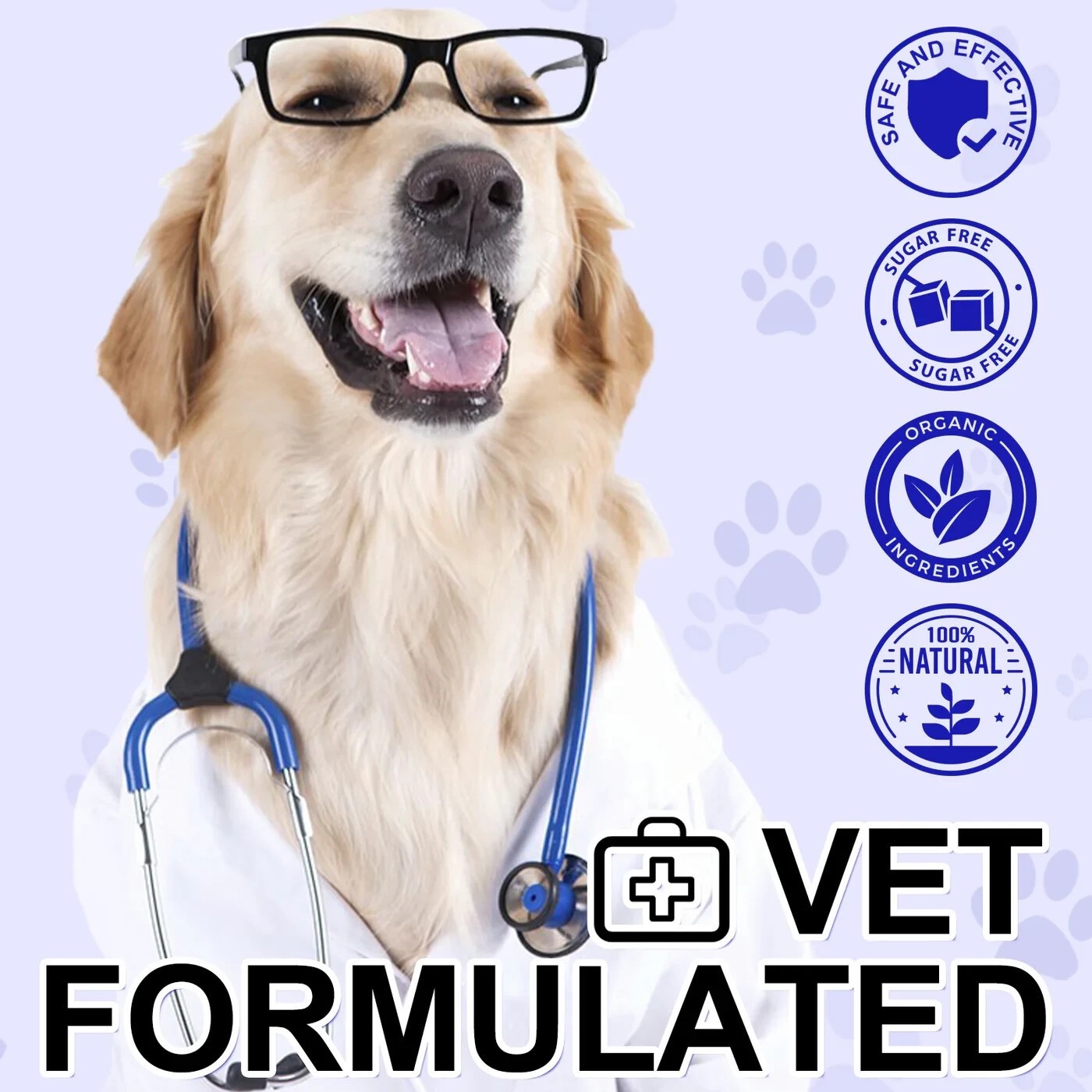 Eye Care for Dogs – 180 Chewable Tablets – Vision & Immune Support Supplement