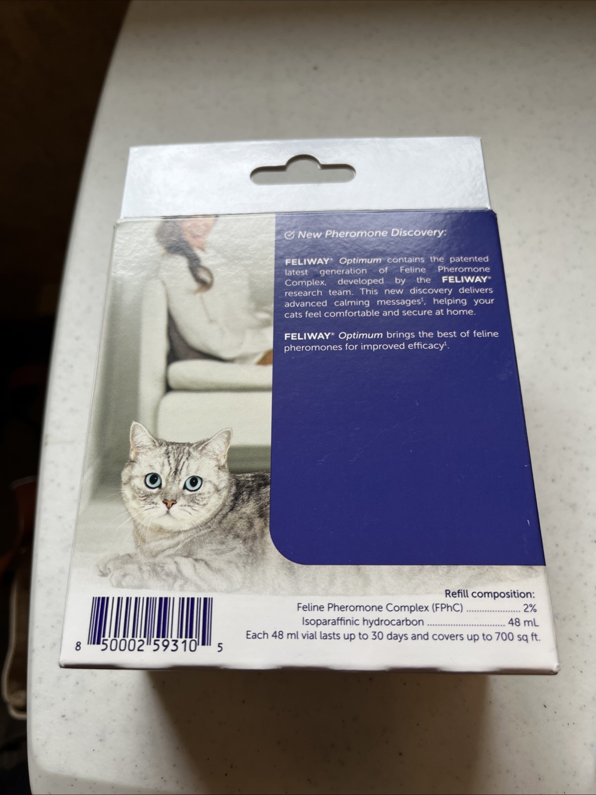 Feliway Optimum Electric Diffuser STARTER KIT 30 Day w/1 Vial + Extra Diffuser