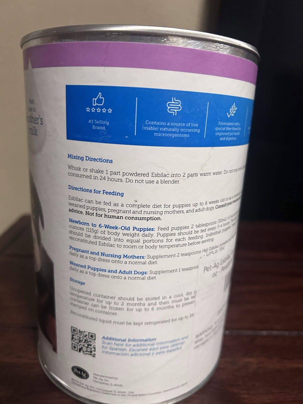 Esbilac Puppy Milk Replacer Powder Exp 08/2026
