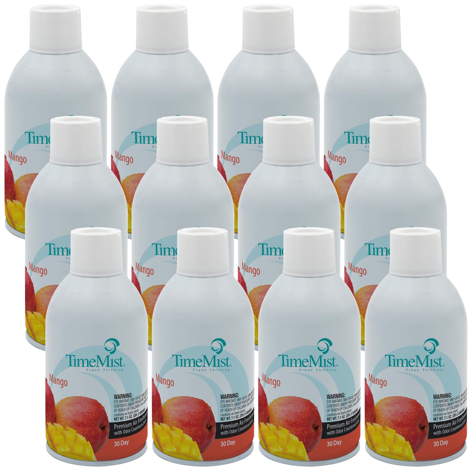 Timemist Premium Metered Air Freshener Refills – Mango Scent – 7.1 Oz Case Of