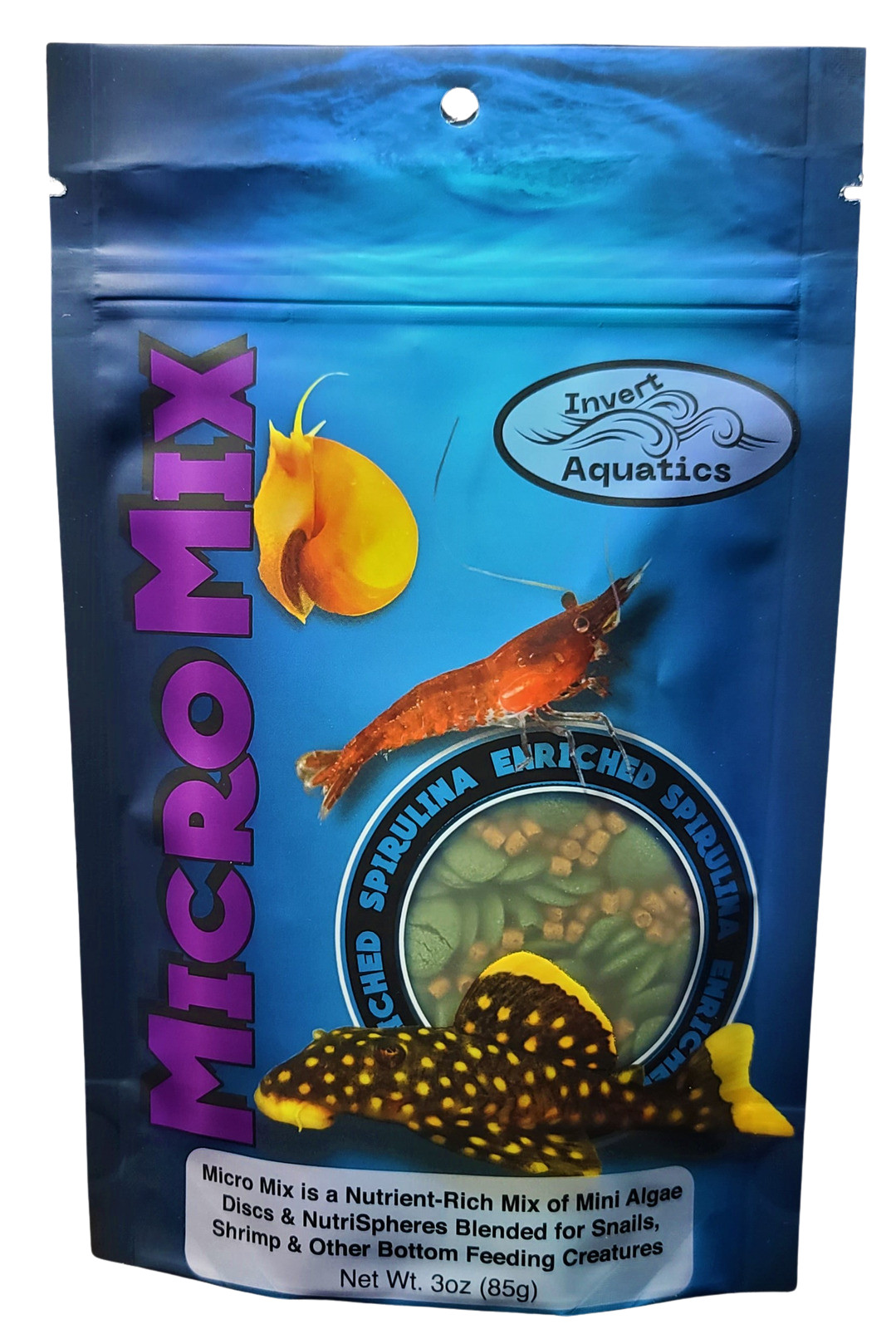Micro Mix – Sinking Blended Diet for Snails, Shrimp & Bottom Feeding Fish
