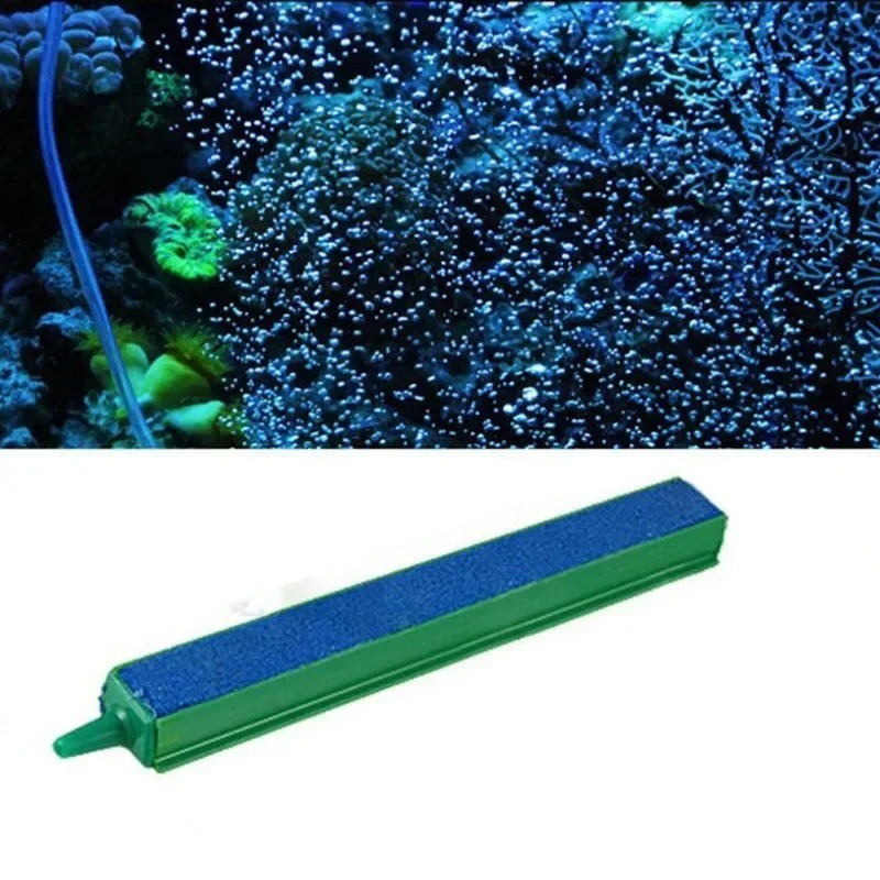 Air Sand Stone Bubble Curtain Bar Aquarium Fish Tank Aerator Oxygen Air Pump