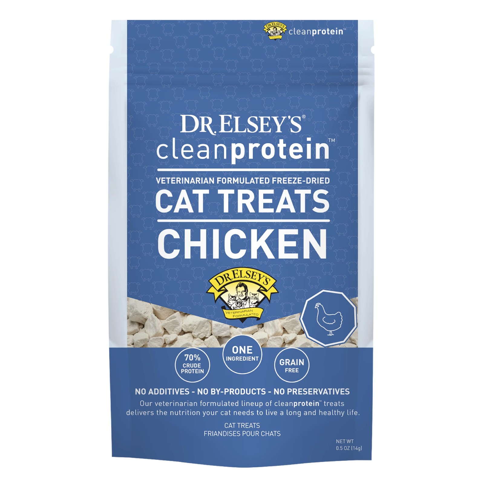 Dr. Elsey’s® Freeze-Dried Chicken Cat Treats 0.5 oz. Ounce (Pack of 1)