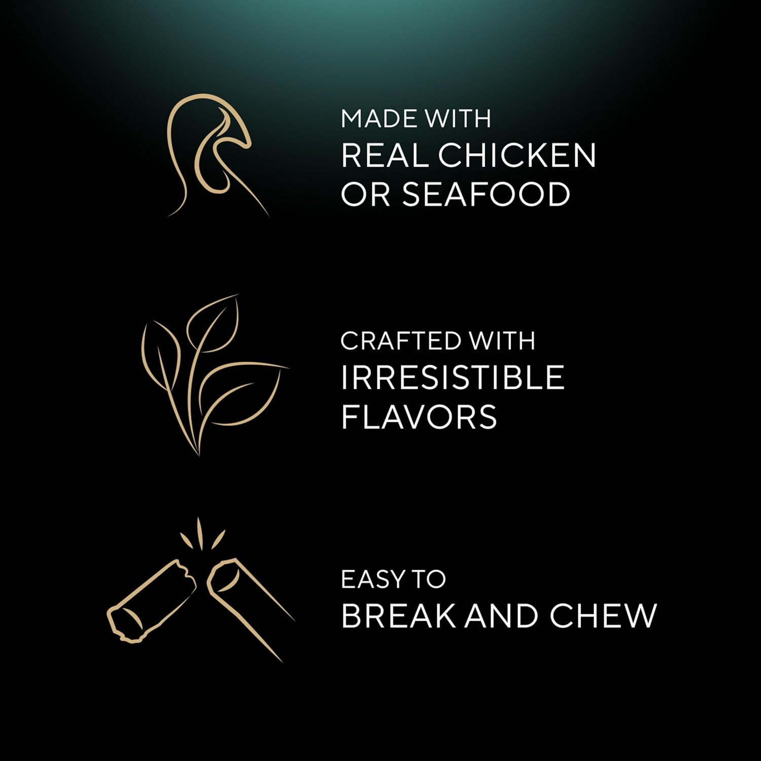 Meaty Tender Sticks Cat Treats Chicken, Tuna Flavor, or Salmon Flavor