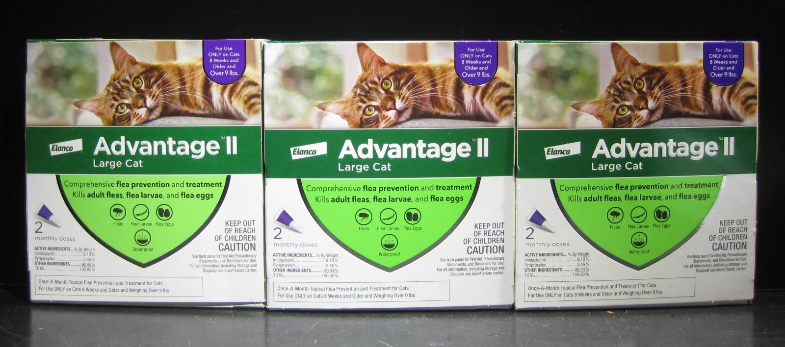 Bayer Advantage II Large Cat over 9 lbs 6 Pk