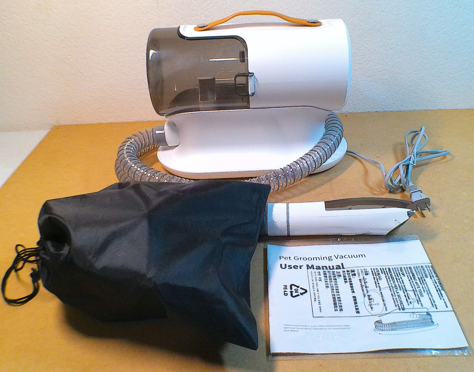 AIRROBO Pet Grooming Vacuum with Attachments Set
