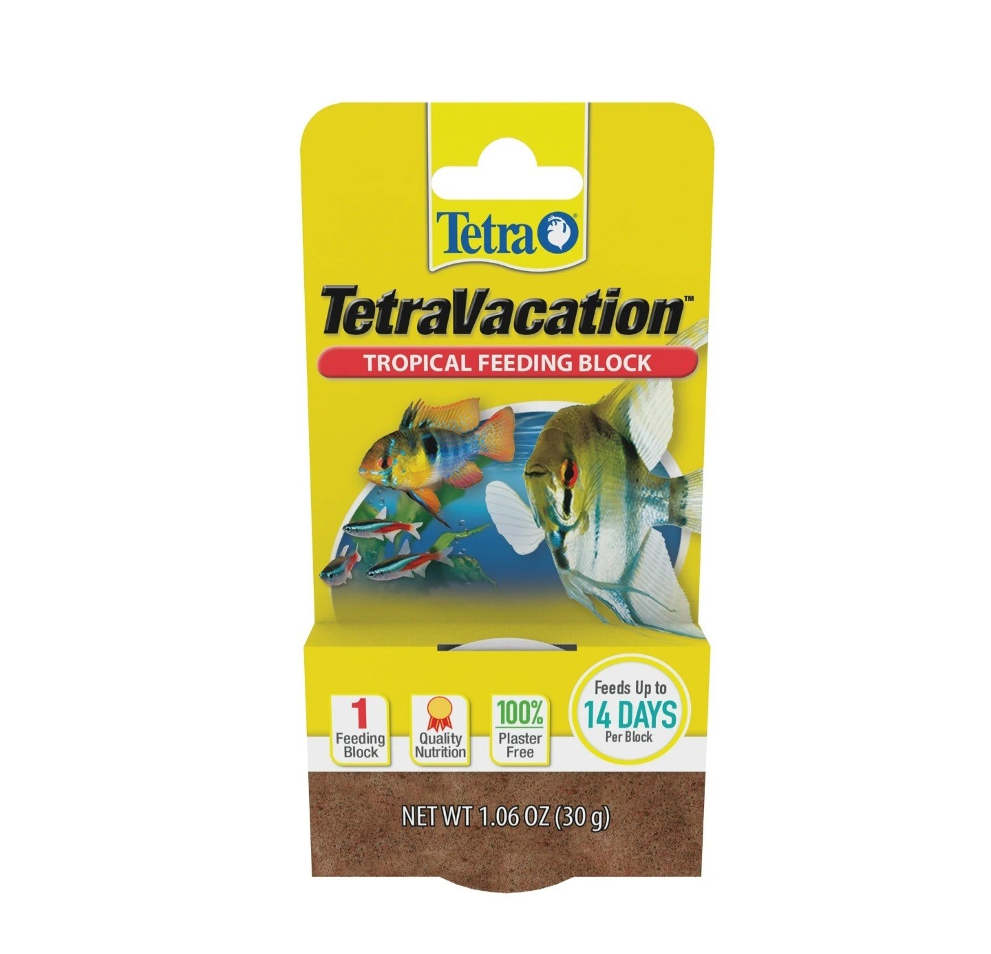 TetraVacation TropicalFeeding Block, FeedsFishupto14Days, 1.06oz.,1Block