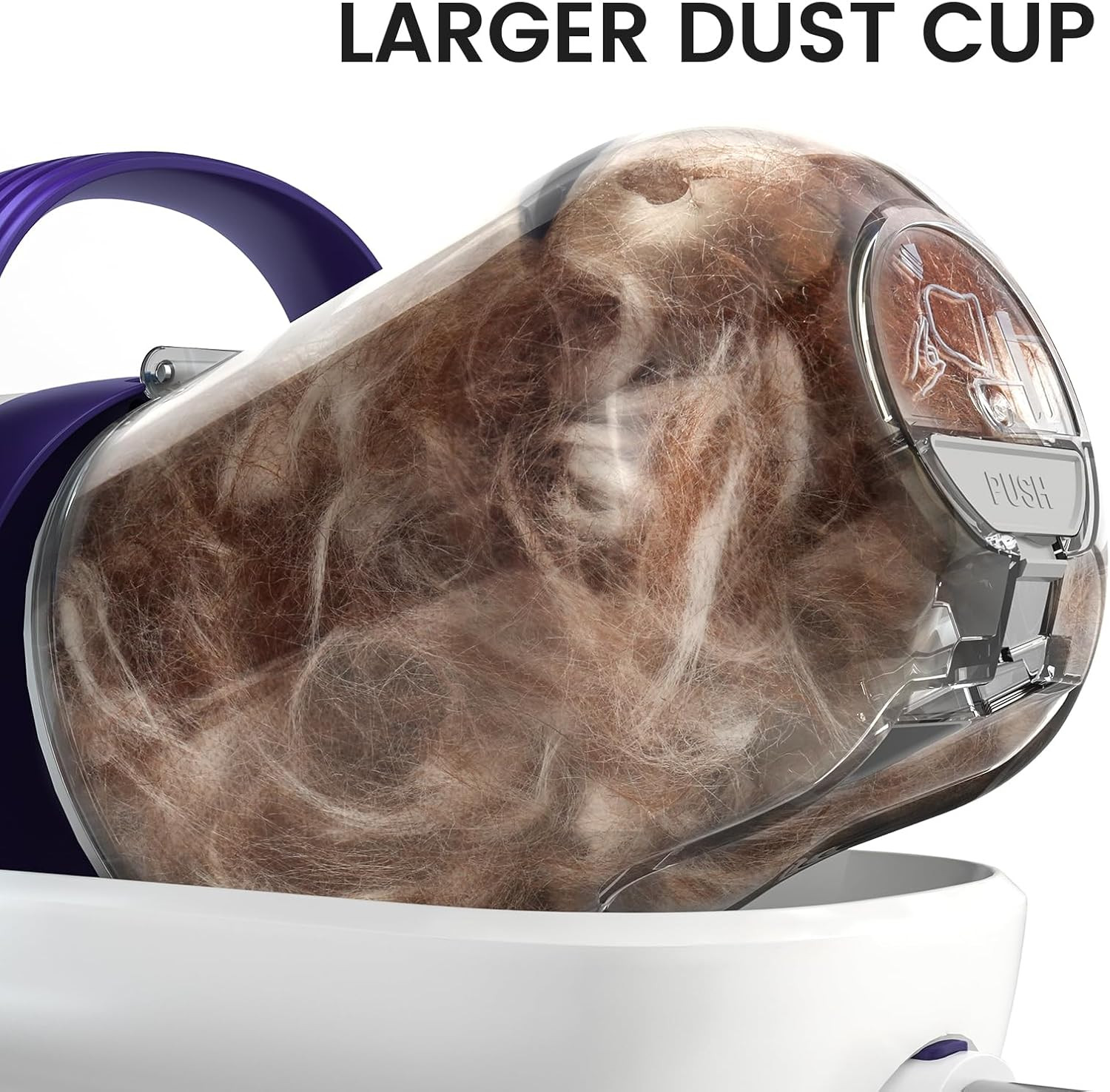 Dog Grooming Vacuum, Pet Grooming Vacuum with Clipper Nail Grinder, 1.5L Dust Cu