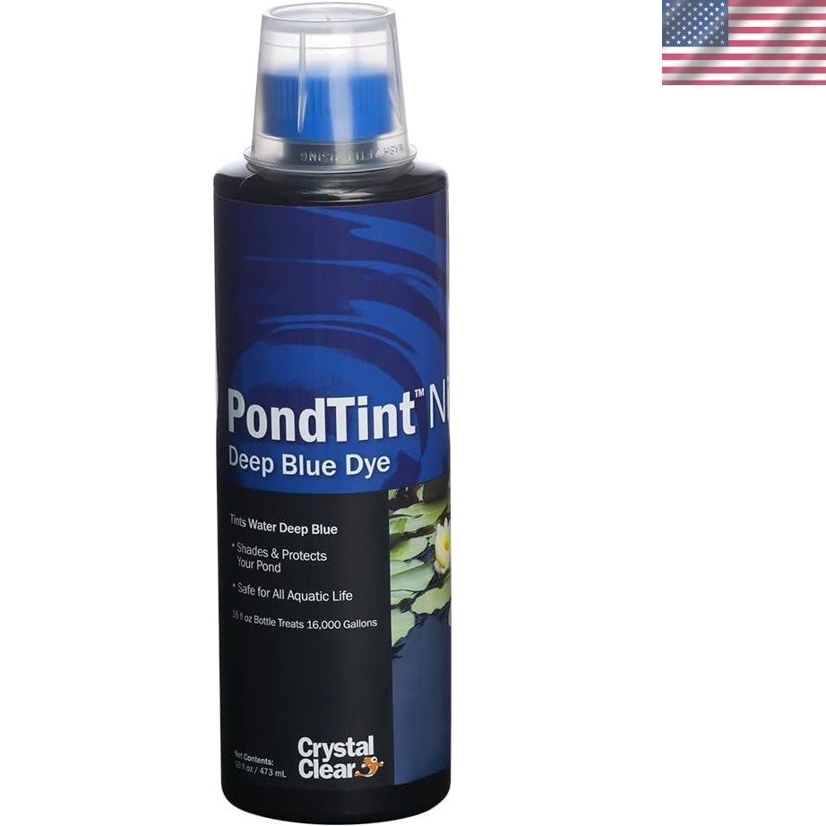 PondTint Colorant for Outdoor Water Garden & Freshwater Koi Fish Ponds, Tint,…