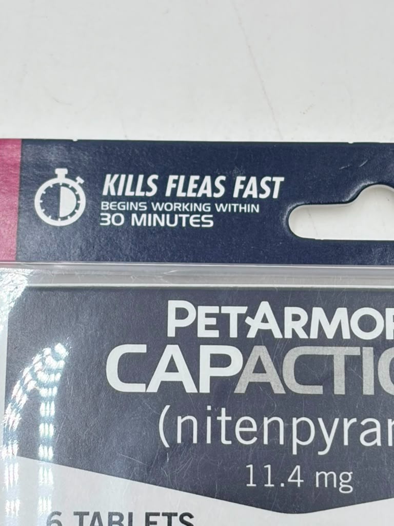 PetArmor CAPACTION (nitenpyram) Oral Flea Treatment for Cats 6 Tablets EXP 2027!