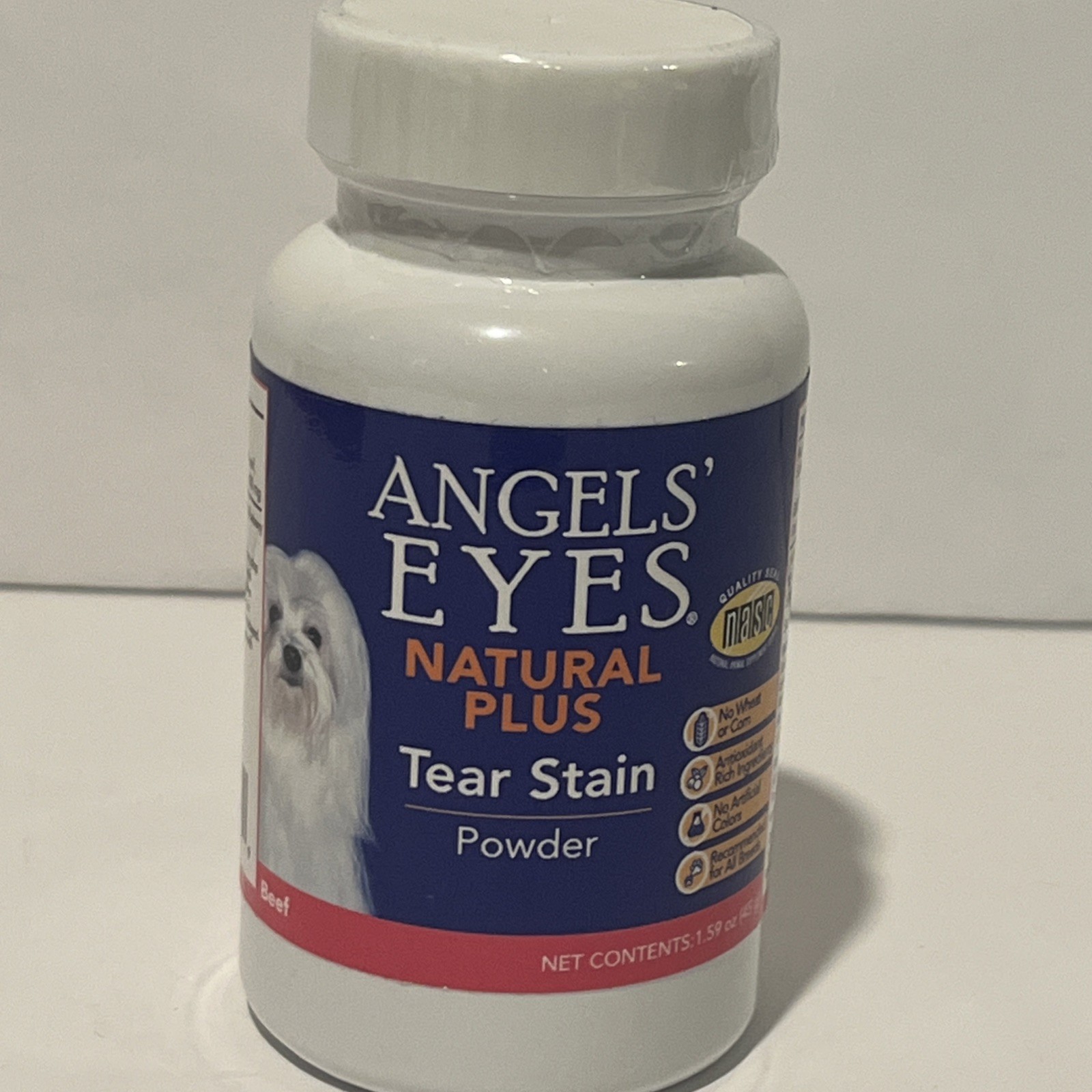 Angels Eyes Plus Dog Tear Stain Preventer Powder 2.64oz(75g) New