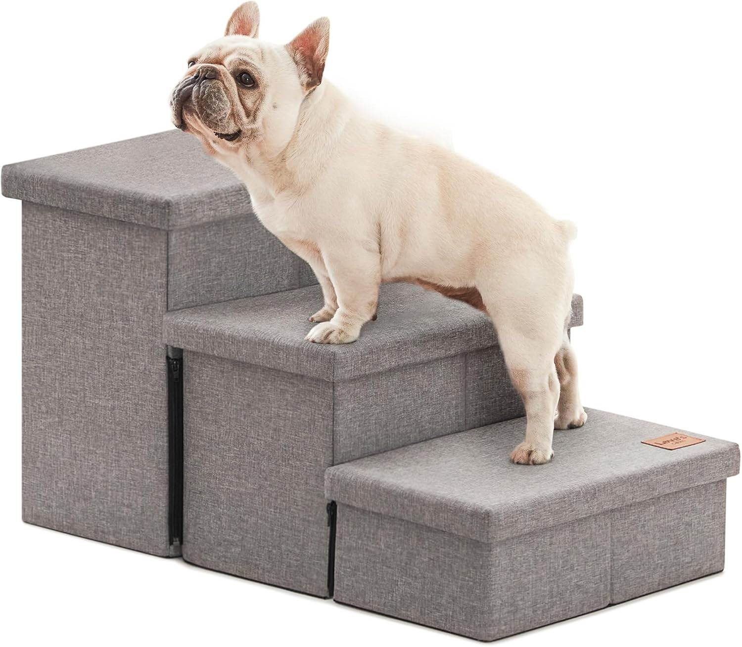 Dog Stairs for High Bed, Foldable Pet Stairs for Small Medium or Large Dogs Pupp