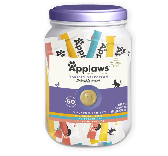 Lickable Cat Treats, Natural Grain-Free Purée, Made with Limited and Natural Ing