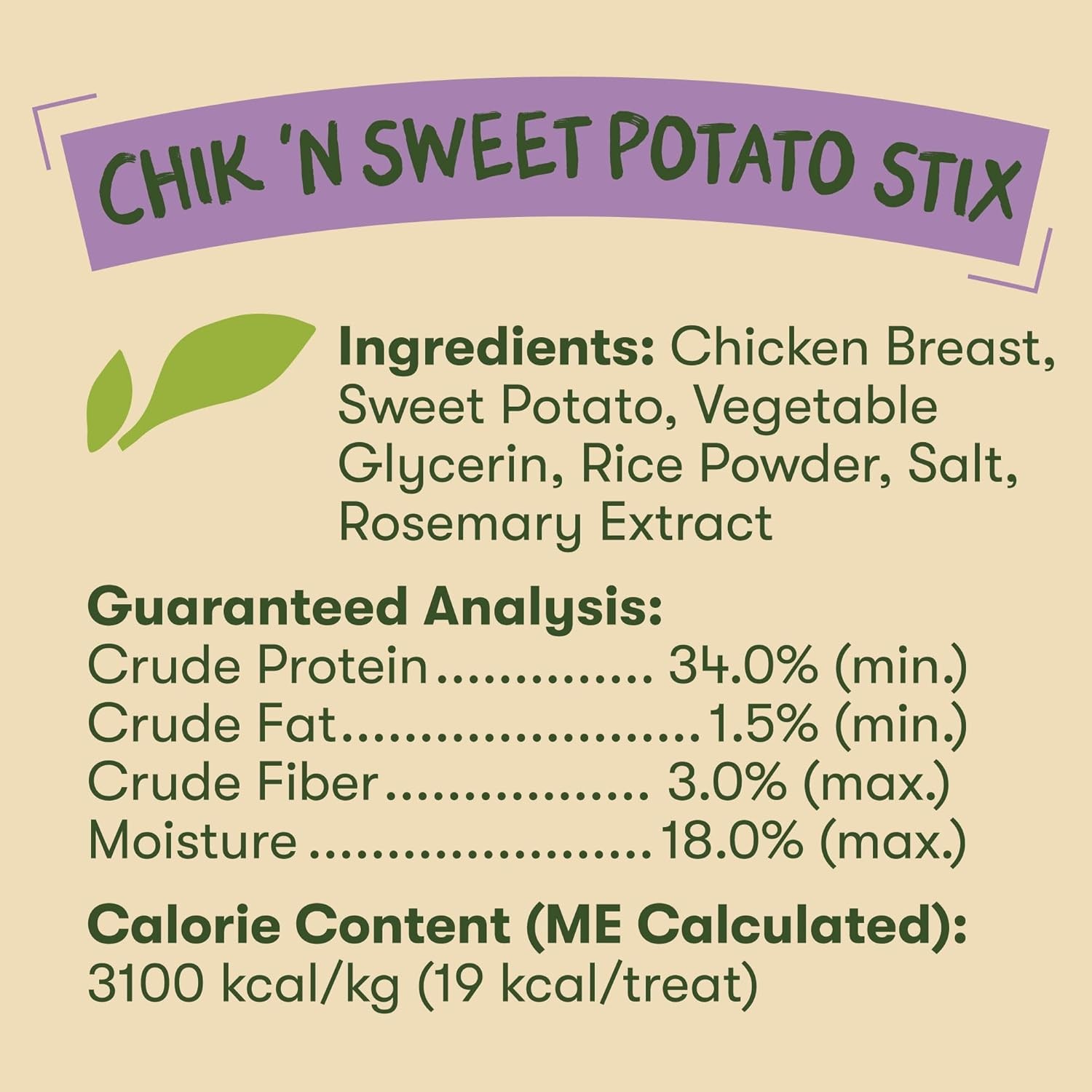 Pet ’n Shape Chik ’n Sweet Potato Stix Dog Treats – Made and Sourced in the USA