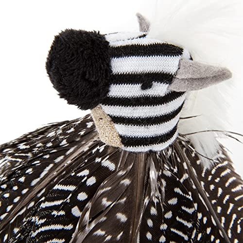 Petlinks HappyNip Zippy Zebra Feather Cat Toy, Contains Silvervine & Catnip –