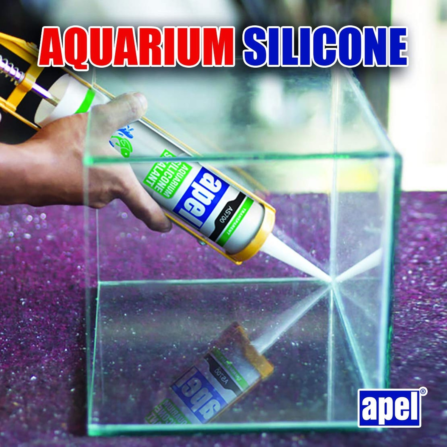 Aquarium 100% Silicone Sealant (10.4 fl oz) Safe for Fish (1 Pack) 1 Pack