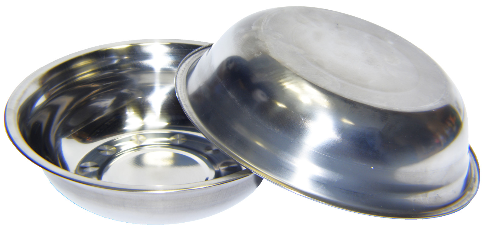 Set of 2 Dog Cat Pet Bowl Dish Metal STAINLESS STEEL New L XL XXL M S XS XXS New