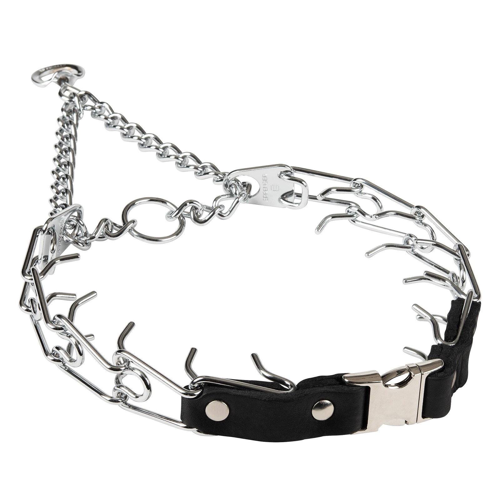 Herm Sprenger 3mm Prong Collar for Dogs Training 3.0mm (20″-25″ Neck), Chrome