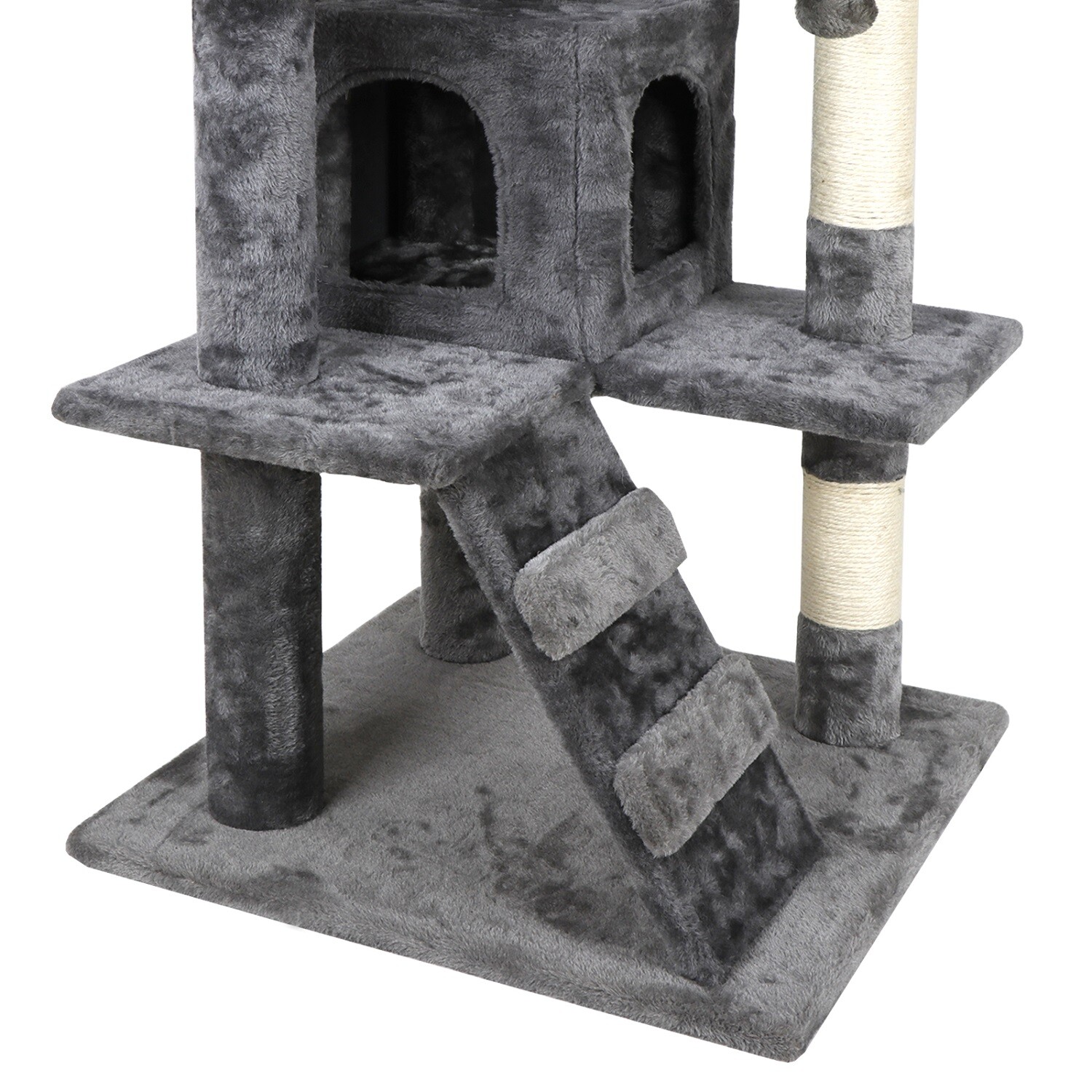 Activity Center 53″ STURDY Cat Tree Tower Large Playing House Condo For Rest
