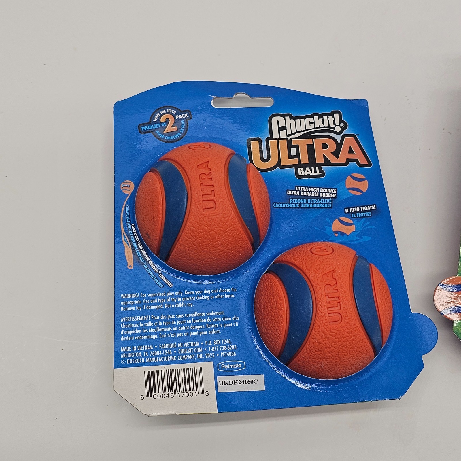 Chuckit! Ultra Ball – Durable High Bounce Dog Toy, Medium Size | 3 pack