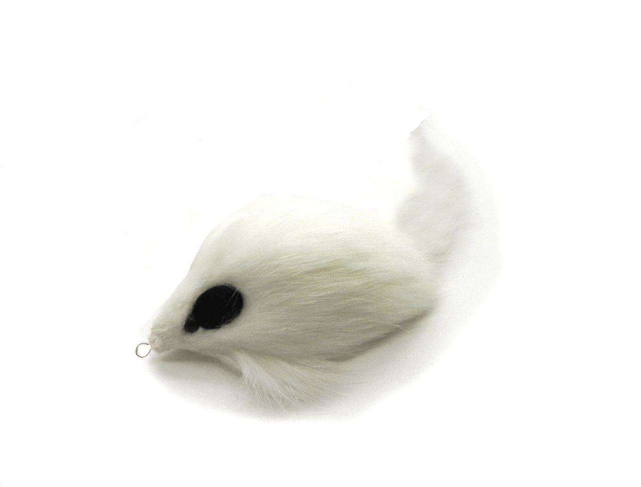 Long Hair Fur Mouse Teaser Wand Cat Toy Refill Teaser Attachement – Rattle Sound