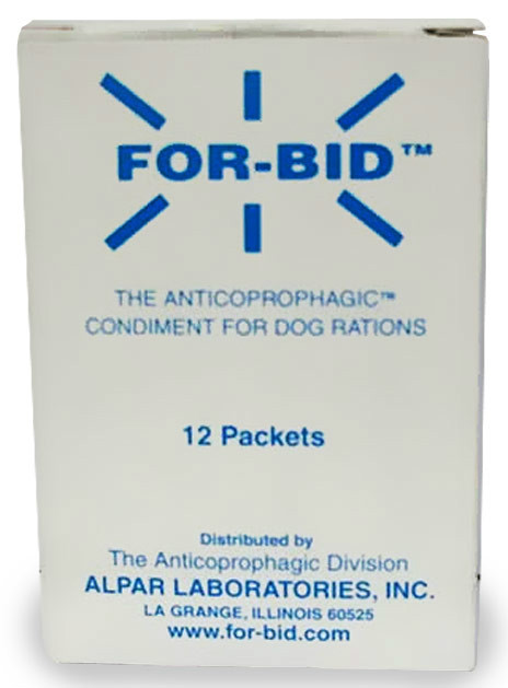 For-Bid for DOGS Stop Stool Eating Coprophagic 36 Packets Forbid 3pk