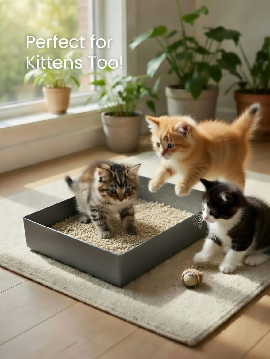 Portable Cat Carrier Litter Box for Travel & Kittens | Custom Sizes and Colors