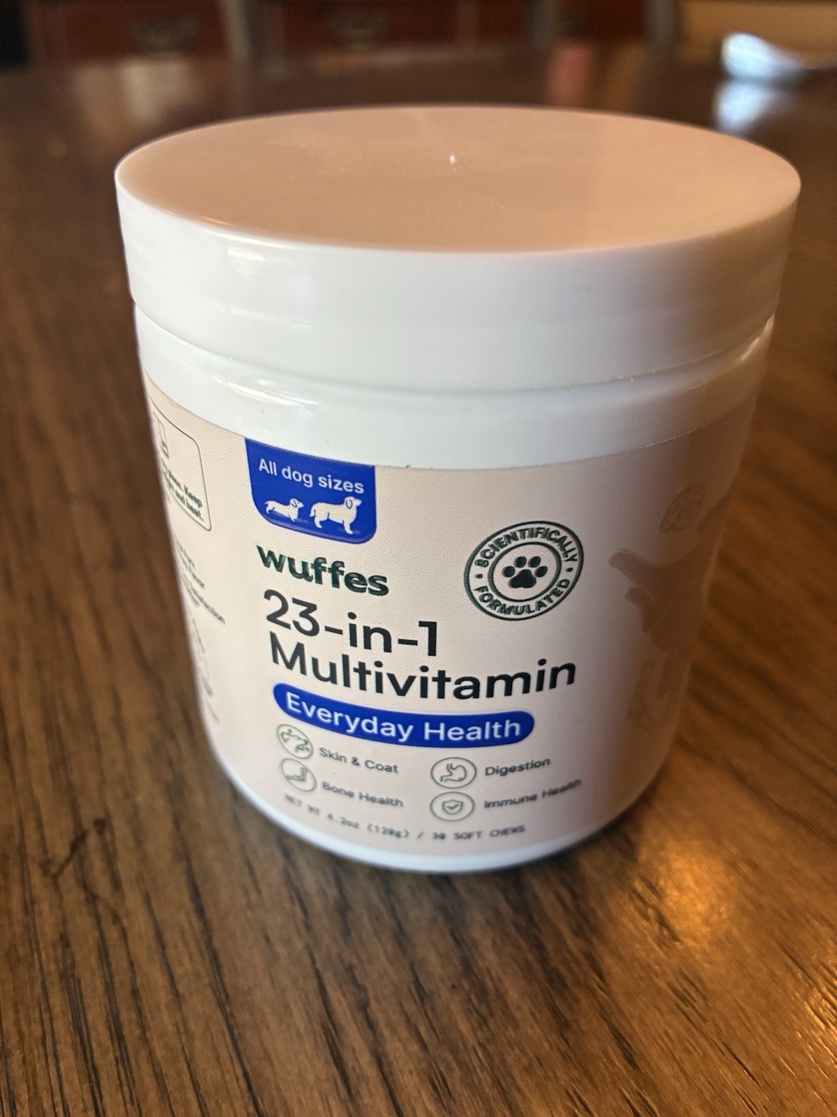 WUFFES 23-in-1 Dog Chewable Multivitamin 30 Chews All Dog Sizes Exp 02/2027